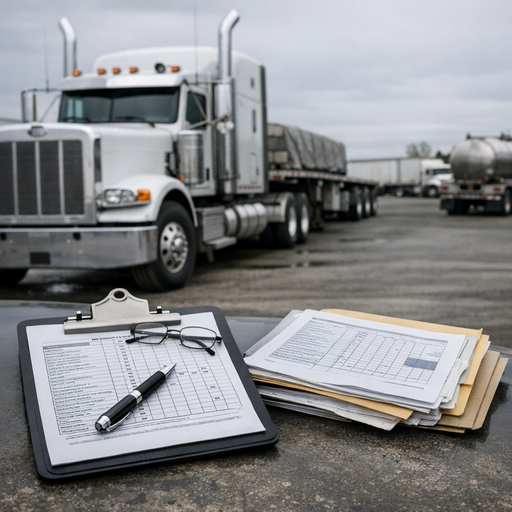annual inspection records truck illustration for Annual Inspection Records: What Every Truck Owner Needs to Know