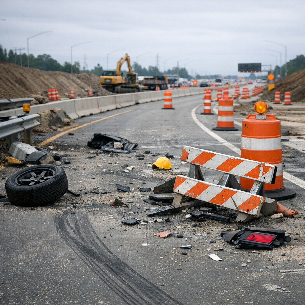 Construction Zone Evidence: How It Varies in Crashes
