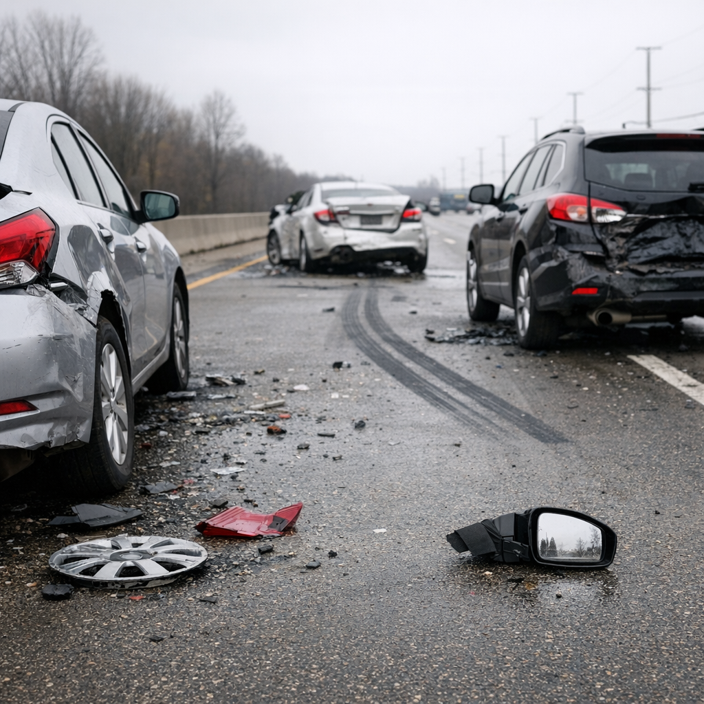 secondary collision evidence illustration for Understanding Evidence from Secondary Collisions