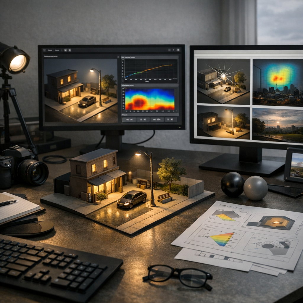 lighting condition reconstruction illustration for Unlocking Brilliance: A Deep Dive into Lighting Condition Analysis